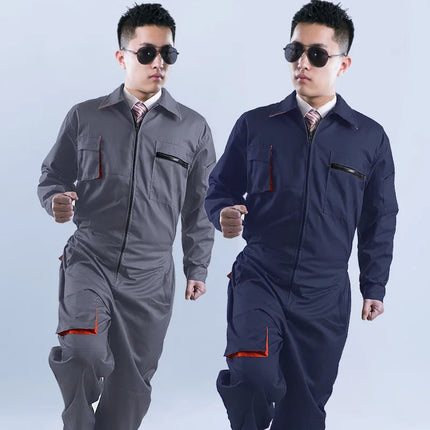 Work Overall Uniform Men Women Working Coveralls Welding Suit Car Repair Workshop Mechanic Plus Size Clothes-KarWorkwear
