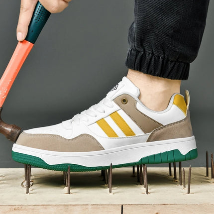 New Casual Safety Sneakers for Men Work Shoes Light Breathable Steel Toe Cap Puncture Proof Security Shoes Unisex Non Slip boots-KarWorkwear