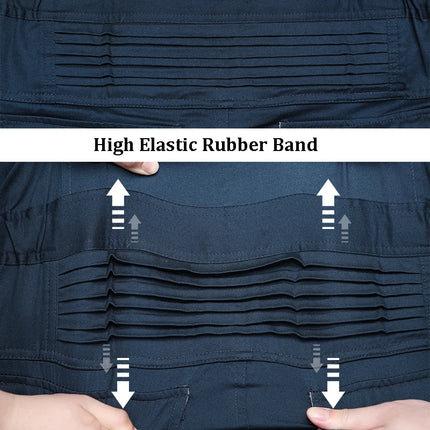 Work Coveralls Repairman with Reflective Strip Mechanic Auto Workshop Clothes Working Uniforms Plus Size 3XL