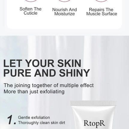 Exfoliating Face Cream Brightening Moisturizer Repair Facial Scrub Cleaner Blackhead Remove Face Cream Skin Care-KarWorkwear