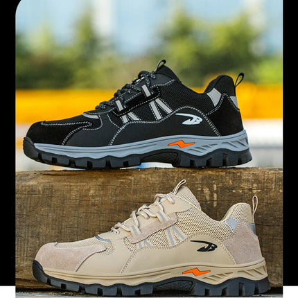 Latest 2023 Steel Toe Cap Climbing Shoes Indestructible Anti Nail Safety Work Shoes Anti Smashing Male Footwear Boots-KarWorkwear