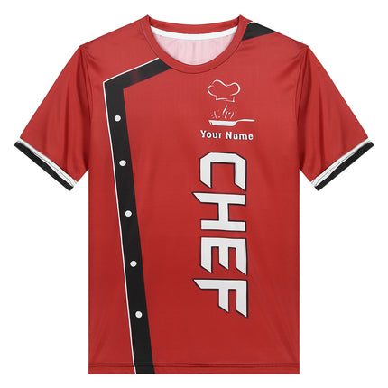 Unisex Restaurant Kitchen Chef Uniform Shirt Women Men Short Sleeves Chef Jacket Bakery Catering work Food Service Cook Top-KarWorkwear