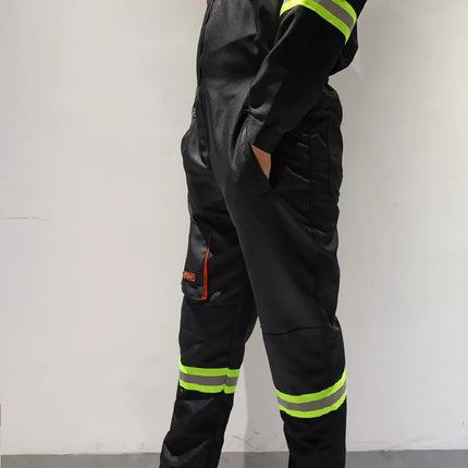 Work Overalls Men's Working Coverall Welding Suit Car Repairman Uniforms Workshop Mechanical Jumpsuit Hi Vis Safe Work Clothing-KarWorkwear