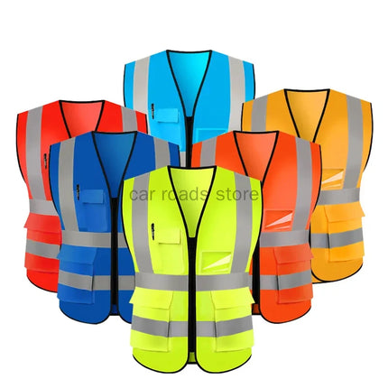 Uniform Work Reflective Clothing High Visibility Reflective Safety Vest Jacket Security Vest With Logo-KarWorkwear