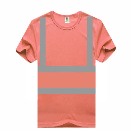 Reflective Shirt for Men Long Sleeve Work Shirt High Visibility for Night Working Hi Vis Safety Shirts Quick Dry