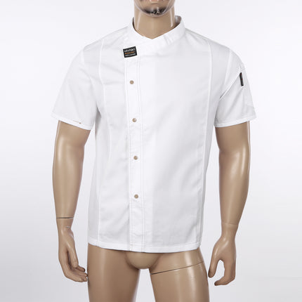 Men Women Kitchen Work Uniform Adult Unisex Chef Jacket Coat Cook Hotel Restaurant Canteen Cake Shop Cafe Shirt Staff Costume-KarWorkwear