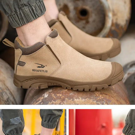 Scald-proof Electric Welding Shoes Plastic Toe Work Shoes Insulated Electrician Shoes Indestructible Industrial Male Wear Boots-KarWorkwear