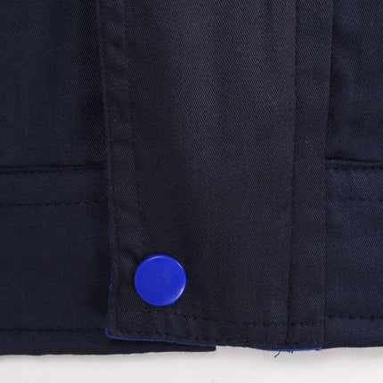 Men Women Short Sleeve Work Coat Workshop Shirts Motor Mechanic Uniform with Two-pocket T-shirts Man Workshop Overalls Top-KarWorkwear