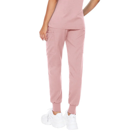 Unisex Jogger Pants Dentist Pants Solid Color Beauty Salon Nursing Men Jogging Pants Spa Uniform Pants Pet Medical Doctor Scrub-KarWorkwear