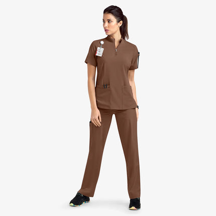 Unisex Medical Uniforms for V-neck Nurse Scurbs set Women Hospital Doctor Workwear Oral Dental Surgery Work Uniform short sleeve-KarWorkwear