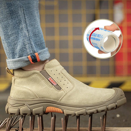 Waterproof Work Boots Safety Composite Toe Shoes Men Anti-smash Anti-puncture Safety Shoes Anti-scald Welding Shoes Protective