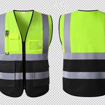 High Visibility Security Working Reflective  Vest Personalized Construction Traffic Outdoor  Cycling Wear