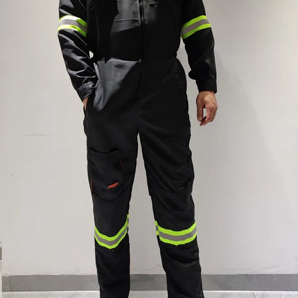 Work Overalls Men's Working Coverall Welding Suit Car Repairman Uniforms Workshop Mechanical Jumpsuit Hi Vis Safe Work Clothing-KarWorkwear