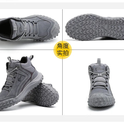 Autumn Winter New Work Safety Boots For Men Designer Work Sneakers Anti-puncture Security Shoes Work Boots Indestructible Shoes-KarWorkwear