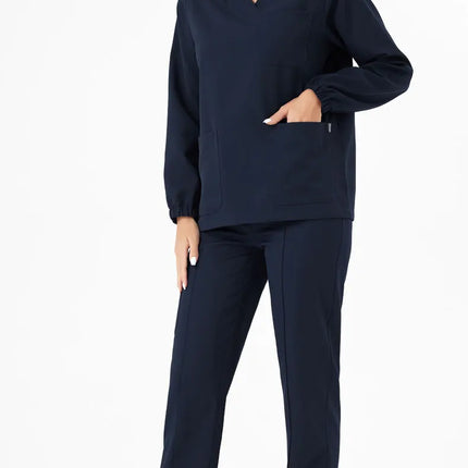 Unisex Medical Scrubs Set New Heat Preservation Thermostatic Fabric Nursing Robe Suit for Winter  Paramedic Coveralls Uniforms