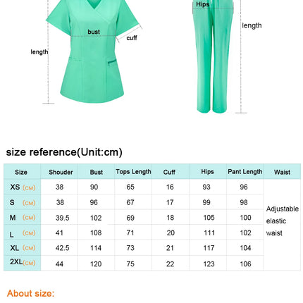 Slim fitting Surgical working clothes Doctor Nurse Nursing Uniforms Women Medical Workwear Spa Dentist Lab Clinic vet Scrub Suit-KarWorkwear
