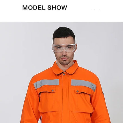 Work Coveralls Repairman with Reflective Strip Mechanic Auto Workshop Clothes Working Uniforms Plus Size 3XL