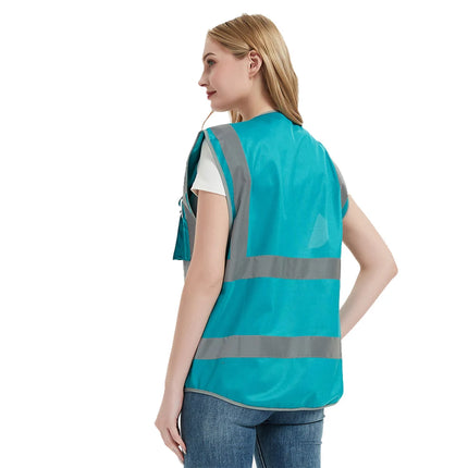 Work Vest for Women Work Clothes Hi Vis Workwear Vest with Pockets
