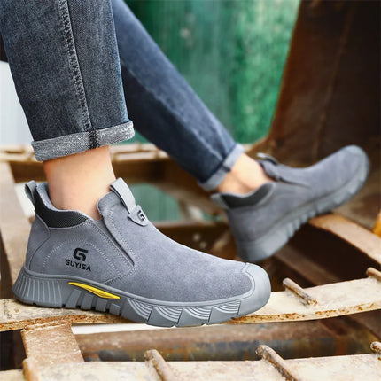 Scald-proof Electric Welding Shoes Plastic Toe Work Shoes Insulated Electrician Shoes Indestructible Industrial Male Wear Boots-KarWorkwear