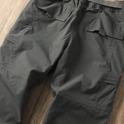 Outdoor Workwear Pants Men's Loose Fce Lined Thi Soft ell Hiking Pants Windproof Waterproof Polyester Fiber Straight Leg