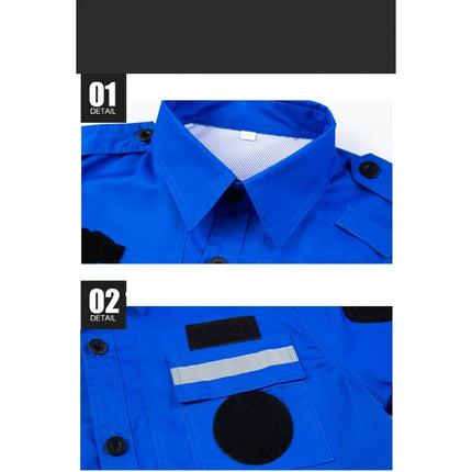 New Fire Fighter Suit Emergency Rescue Clothing Disaster Relief Coat Anti-static Wear-resistant Coverall Labor Work Uniforms-KarWorkwear
