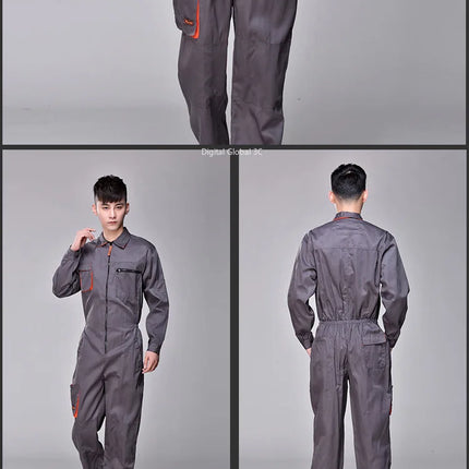 2023 Work Overall Uniform Men Women Working Coveralls Welding Suit Car Repair Workshop Mechanic Plus Size Clothes-KarWorkwear