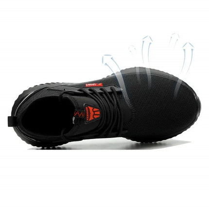 SUADEX Safety Anti-Smashing Shoes Steel Toe Work Shoes Puncture Proof Men Indestructible Safety Boots Breathable Work Sneakers-KarWorkwear