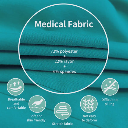 Women Men Straight Pants Set Medical Nurse Uniform Hospital Work Clothes Dentist Overalls Nursing Accesorios Surgical Scrub Set-KarWorkwear
