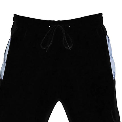 Mens Work Uniform Bottoms Safety Sweat Pants Striped Reflective Pants Loose Mens Jogging Trousers Joggers Patchwork Workwear