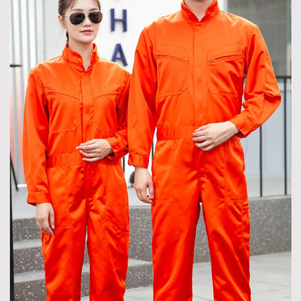 Autumn Worker One-piece Jumpsuit Overall Long Sleeve Factory Workshop Mechanical Auto Repairmen Painter Working Uniform Coverall
