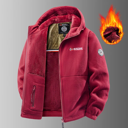 Outdoors Winter Polar Fleece Jacket Men Thermal Fleece Tactical Sports Coat Militar Softshell Hiking Outdoor Army Jackets