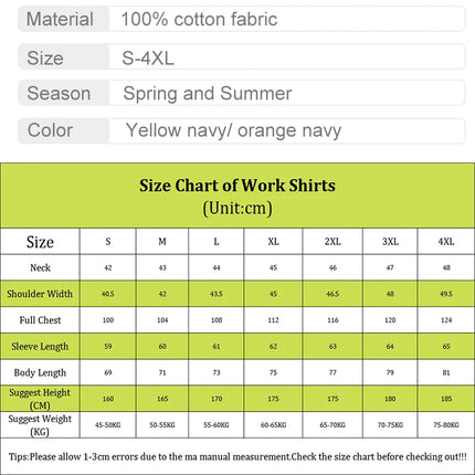 Hi Vis Reflective Shirt Men Hi Viz Reflective Polo Long Sleeve with Pockets Work Safety Polo Shirt