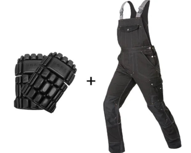 Welding Suit Working Bib Overalls Protective Work Dungarees Men Workwear Tooling Uniform Mechanic Multi-pocket Cargo Pants S-5xl-KarWorkwear