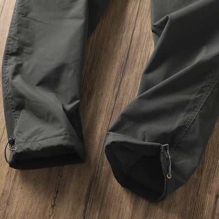 Outdoor Workwear Pants Men's Loose Fce Lined Thi Soft ell Hiking Pants Windproof Waterproof Polyester Fiber Straight Leg