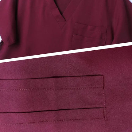 Beauty Salon Uniform Medical Clothes Scrub Suit Uniformes Tshirts Short Sleeve Dhypocrate Medical Work Clothes Nurse Blouses-KarWorkwear