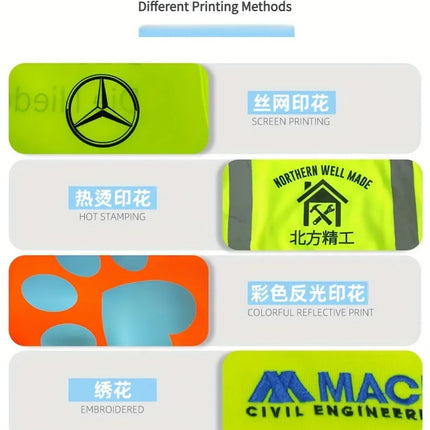 Custom Logo Safety Polo Shirt With Logo Orange Personalized High Visibility Reflective Shirt With Pockets Hi vis work shirt