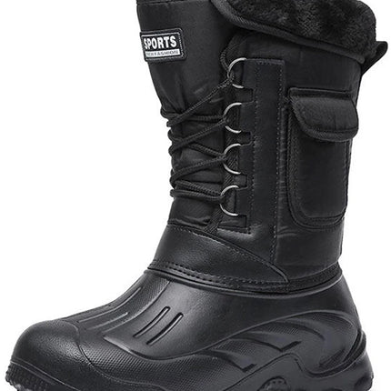 Men Winter Snow Boots Outdoor Fishing Shoes Snow Trekking Shoes 2024 New Male Outdoor Walking Fishing Men Sneakers Men Boots