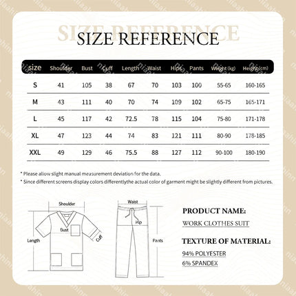 Multilcolors Lightweight Medical Nurse Uniform Women Scrubs Set Hospital Scrub Suit Accessories Dental Surgery Suit Lab Workwear-KarWorkwear