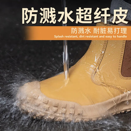 Scald-proof Electric Welding Shoes Plastic Toe Work Shoes Insulated Electrician Shoes Indestructible Industrial Male Wear Boots-KarWorkwear
