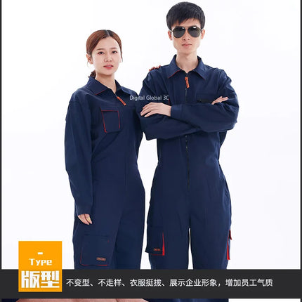 2023 Work Overall Uniform Men Women Working Coveralls Welding Suit Car Repair Workshop Mechanic Plus Size Clothes-KarWorkwear