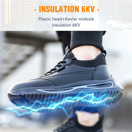 Safety Shoes Men for Work SteelToe Free Shipping Industrial Boots Man Protection for the Feet Smash-Proof Waterproof-KarWorkwear