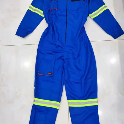 Work Overalls Men's Working Coverall Welding Suit Car Repairman Uniforms Workshop Mechanical Jumpsuit Hi Vis Safe Work Clothing-KarWorkwear