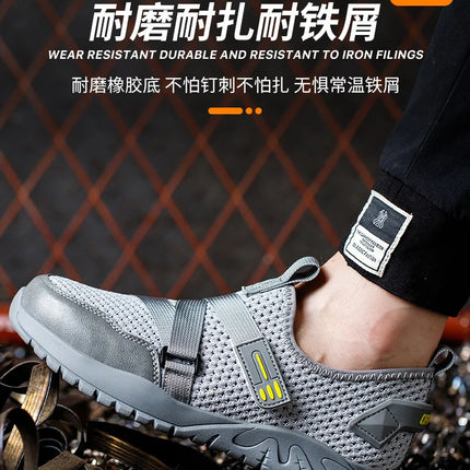 Breathable Indestructible Shoes Insulation 6KV Work Sneakers Summer Anti-puncture Safety Shoes Men Construction Footwear 2023-KarWorkwear