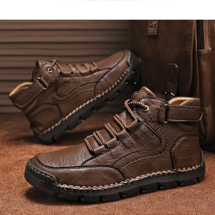 Loafers Ankle Boots Male Sneakers Sports and Leisure Casual Sneaker Leather Shoes Men's Casual Shoes Work Boots for Men Fashion-KarWorkwear