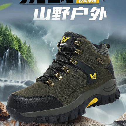 Trendy Classic Men Ankle Boots Wear Resisting Hiking Shoes Cow Suede Men Boot Comfortable Walking Sneaker For Man Tactical Shoes