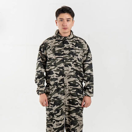Work Jumpsuit Waterproof Breathable Sweat-absorbing Elastic Cuff Multiple-Pockets Anti-static Men Coveralls Work Uniform For Men-KarWorkwear