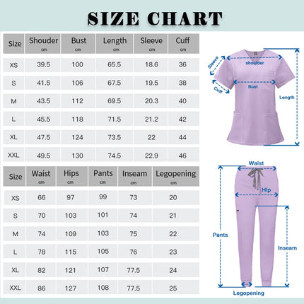 High Quality Suit Medical Nurse Uniforms Multicolor Scrubs Set Beauty Salon Spa Work Clothes Surgical Gowns Nursing Accessories-KarWorkwear