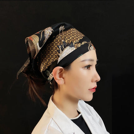Japanese Chef Hat Kitchen Restaurant Waiter Sushi Caps Cuisine Cook Headscarf  Food Service Work Uniform Cap Pirate Hat-KarWorkwear