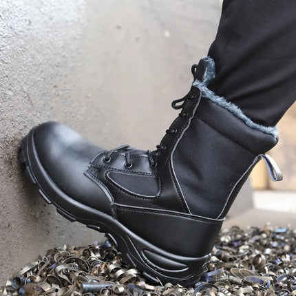 Men Work & Safety Boots Outdoor Boots Puncture-Proof work Shoes Anti-smash Desert Combat Boots Protective Shoes Steel Toe Boots-KarWorkwear