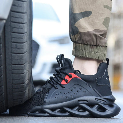 2024 Work Sneakers Men Indestructible Shoes Work Safety Shoes With Steel Toe Cap Puncture-Proof  Male Security Protective Shoes-KarWorkwear
